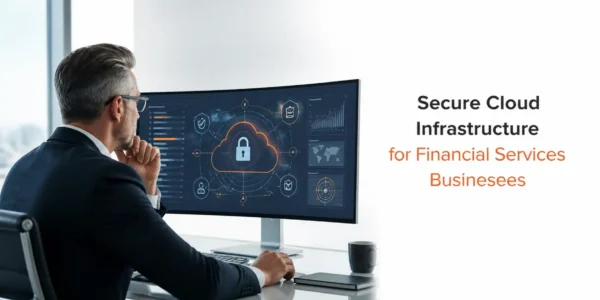 Financial services security leader reviewing secure cloud infrastructure controls for a regulated business.